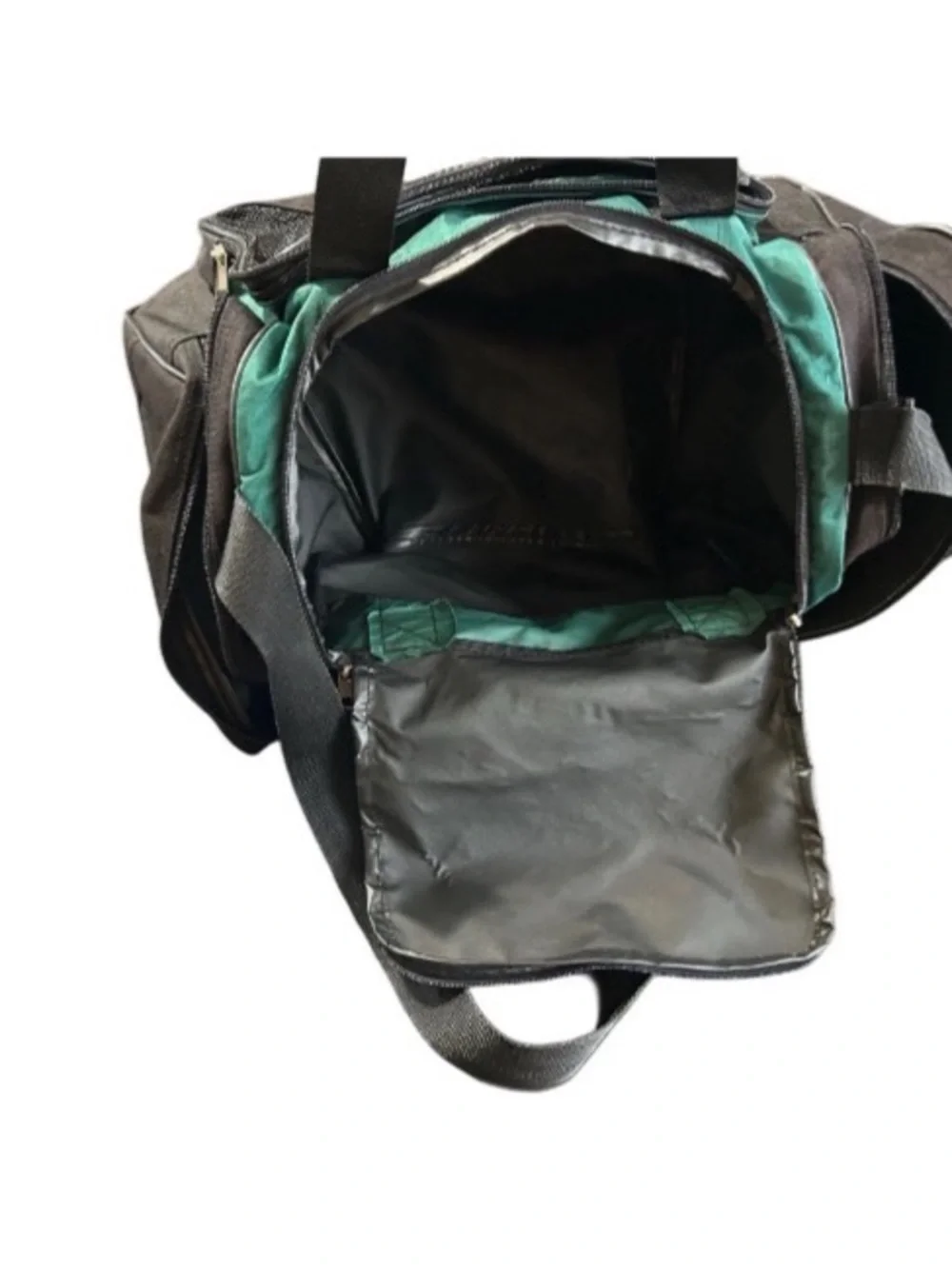 Vintage InGear Duffel Gym Travel Bag Large Compartment Side Pockets Multi Strap